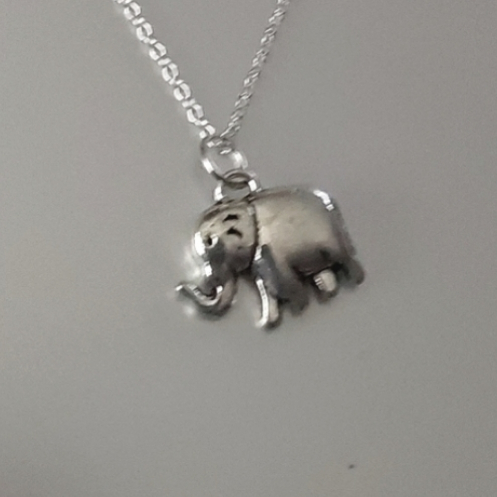 Elephant Necklace 925S sterling Chain
